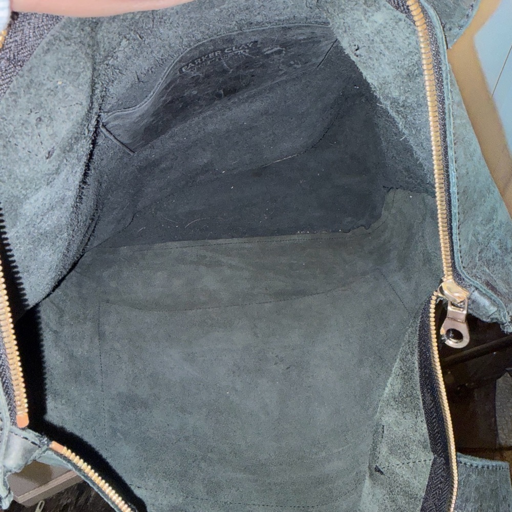 Parker Clay Black Leather Tote Bag Nwt — image 2 of 4